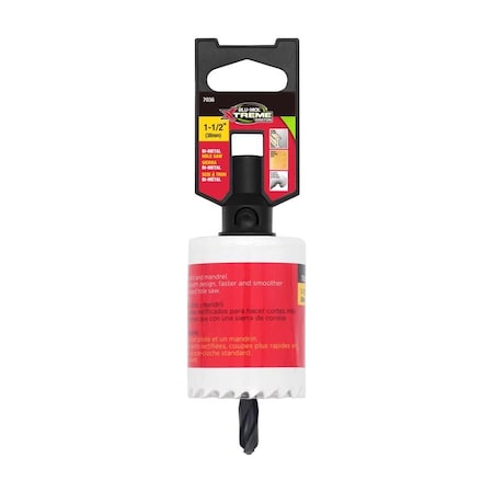 Blu-Mol Xtreme Blu-Mol Xtreme 1-1/2 in. Bi-Metal Hole Saw 1 pk E0217036